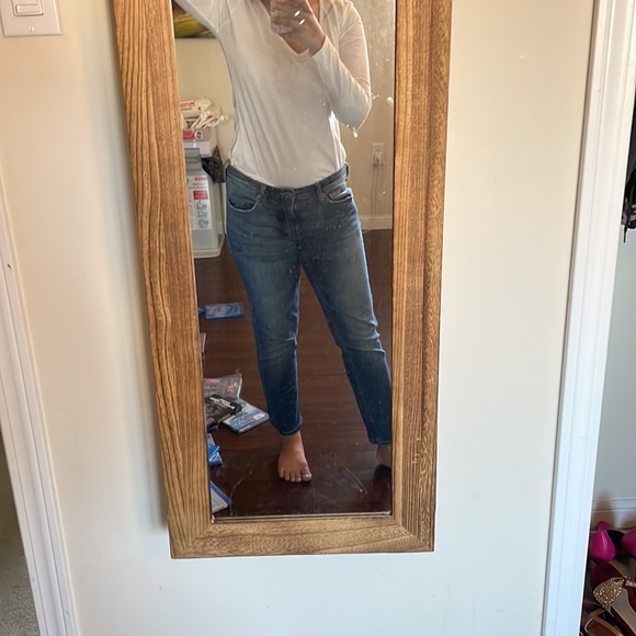 Banana Republic Mom Dark Blue Jeans - Picture 2 of 4